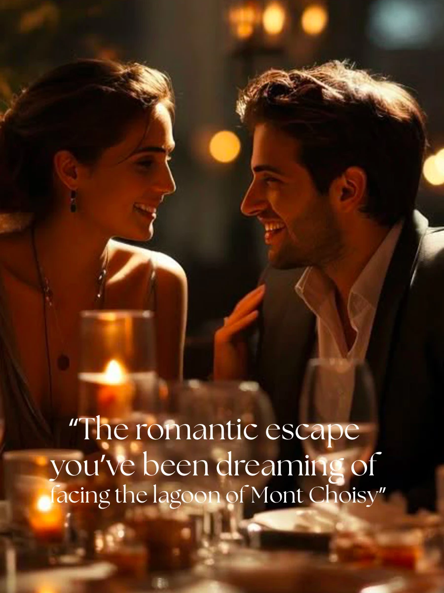 “The romantic escape you’ve been dreaming of — facing the lagoon of Mont Choisy”